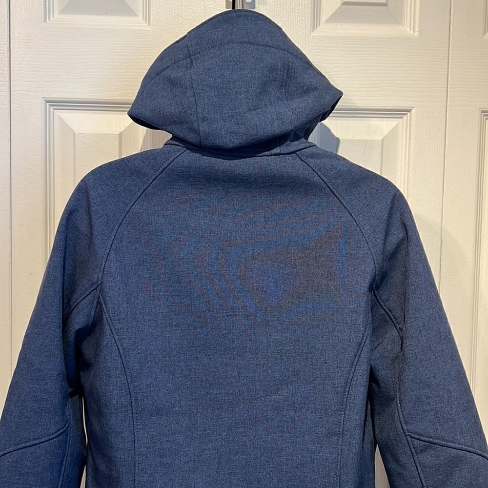 Kirkland Blue Water Repellent‎ Soft Shell Zip Up Lined Jacket Size M - Picture 10 of 15